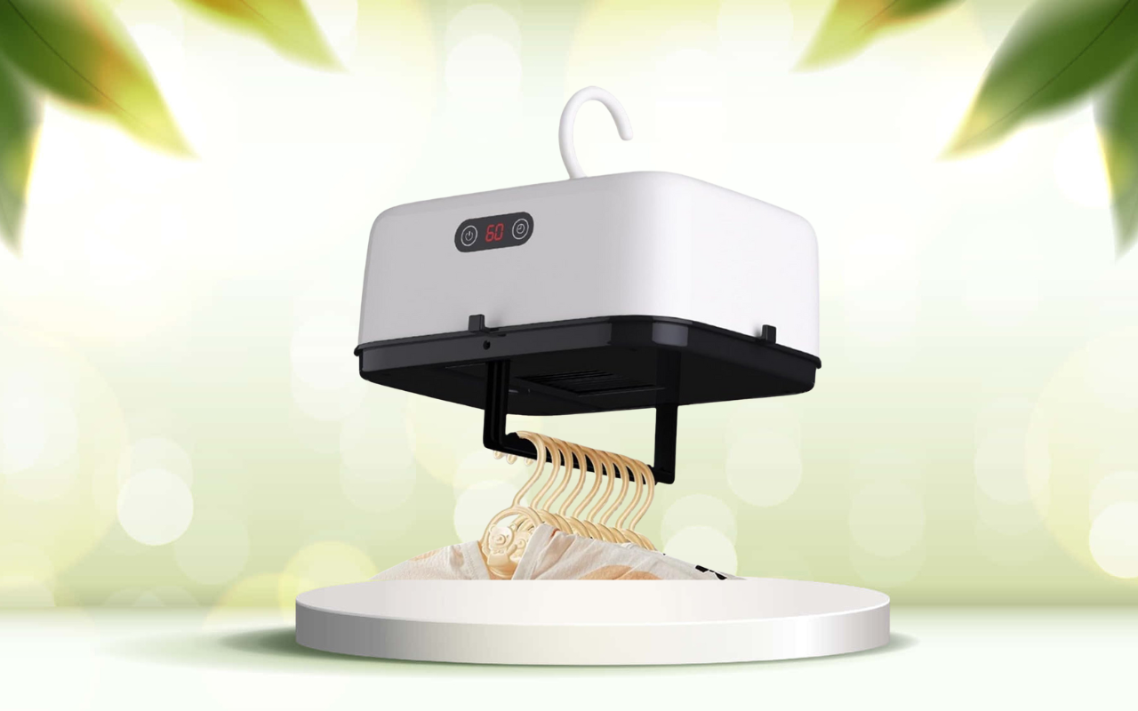 Scopri l’asciugatrice portatile salvaspazio: asciuga ovunque in modo rapido ed efficiente